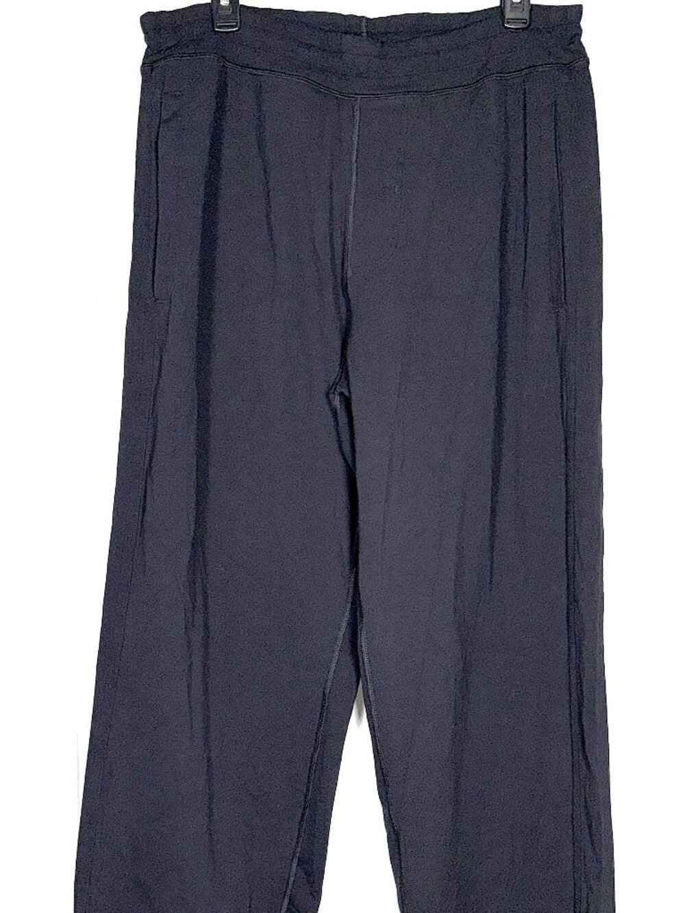 Lululemon Black Wide Leg Stretch Sweatpants Athletic Yoga Drawstring Gym Pant XL
